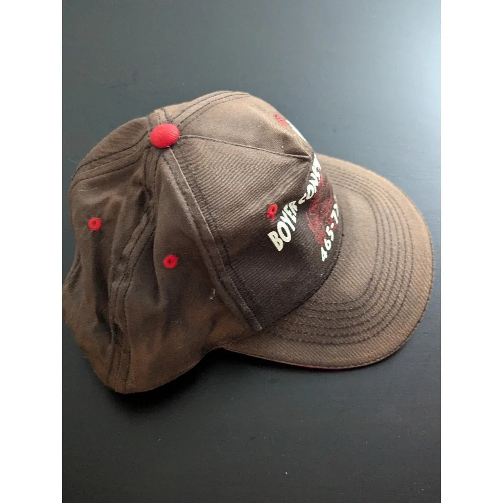 Vintage Boyer Construction Hat Snapback Brown OSFM‎ Faded by Outdoor Cap